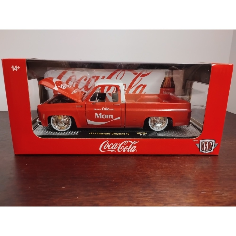 Coca-Cola M2 Machines 1973 Chevrolet Cheyenne Super 10 C10 Silverado 1:24 Scale